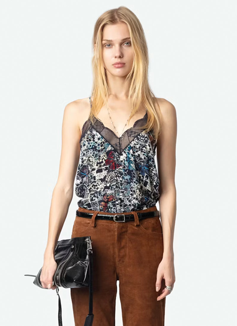 Zadig & Voltaire Christy Soft Butterflies Cami