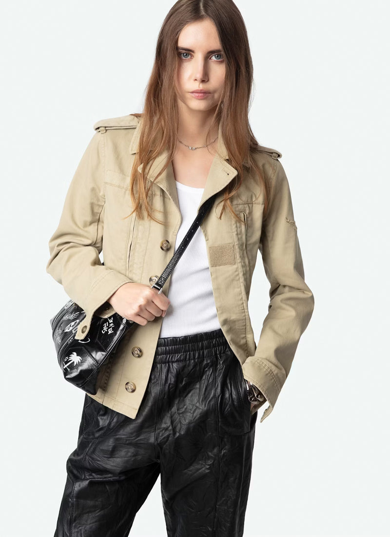 Zadig & Voltaire Klimi Coton Lave Jacket