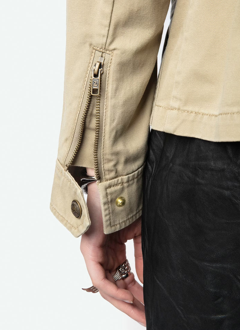Zadig & Voltaire Klimi Coton Lave Jacket