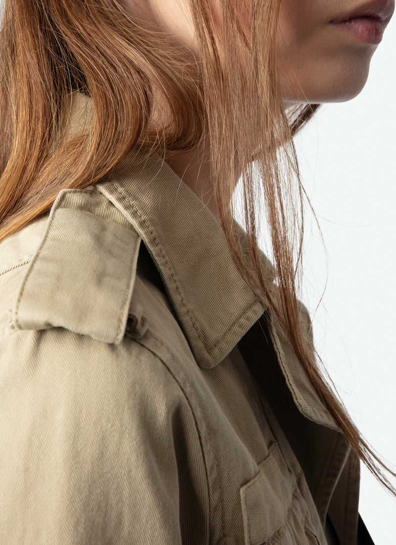 Zadig & Voltaire Klimi Coton Lave Jacket