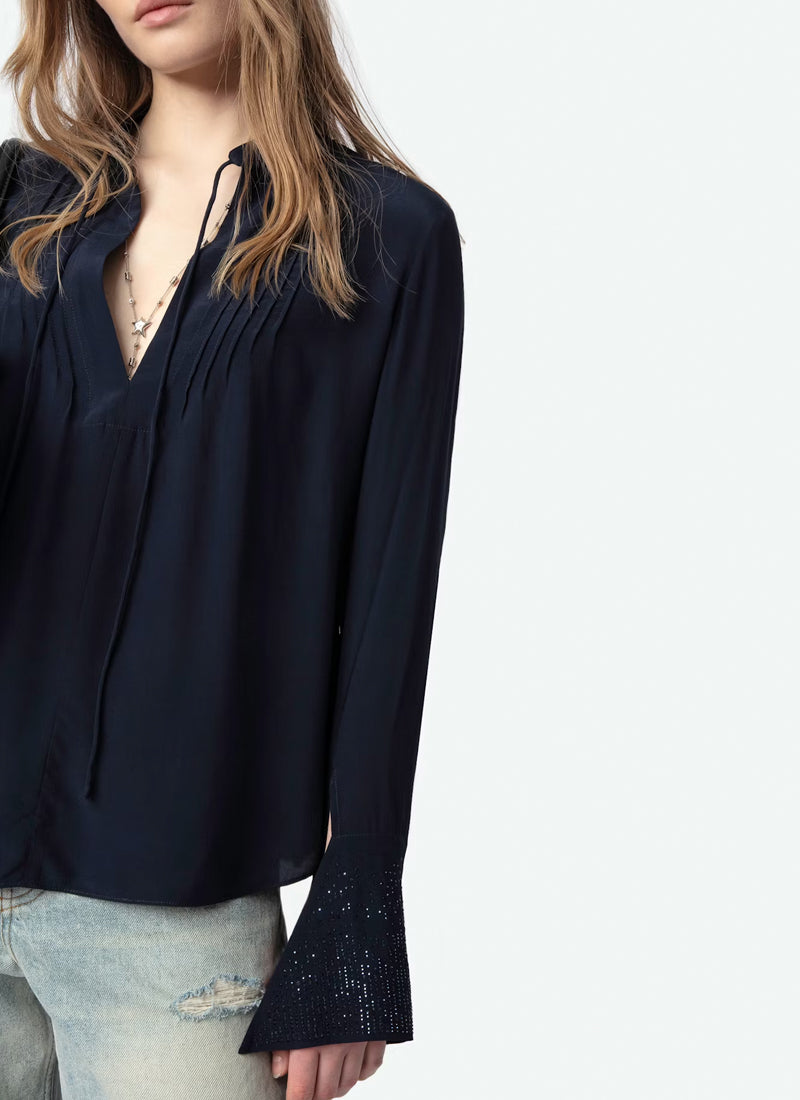 Zadig & Voltaire Taika Soft Strass Top
