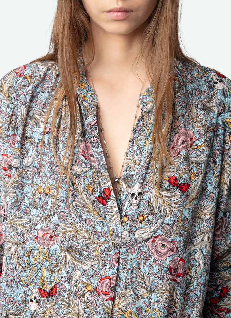 Zadig & Voltaire Tink Soft British Flowers Top