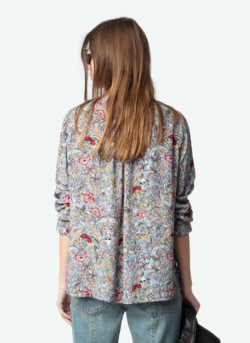 Zadig & Voltaire Tink Soft British Flowers Top
