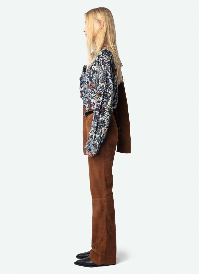 Zadig & Voltaire Truett Soft Butterflies Blouse