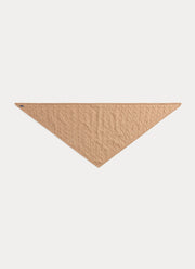 Cable Triangle Scarf