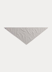 Cable Triangle Scarf Soft