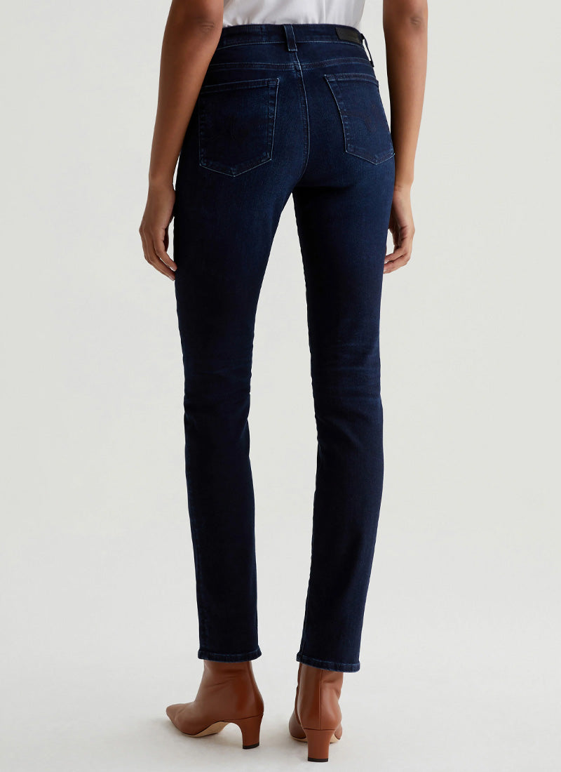 AG Jeans Mari Extended Mid-Rise Slim Straight Jeans