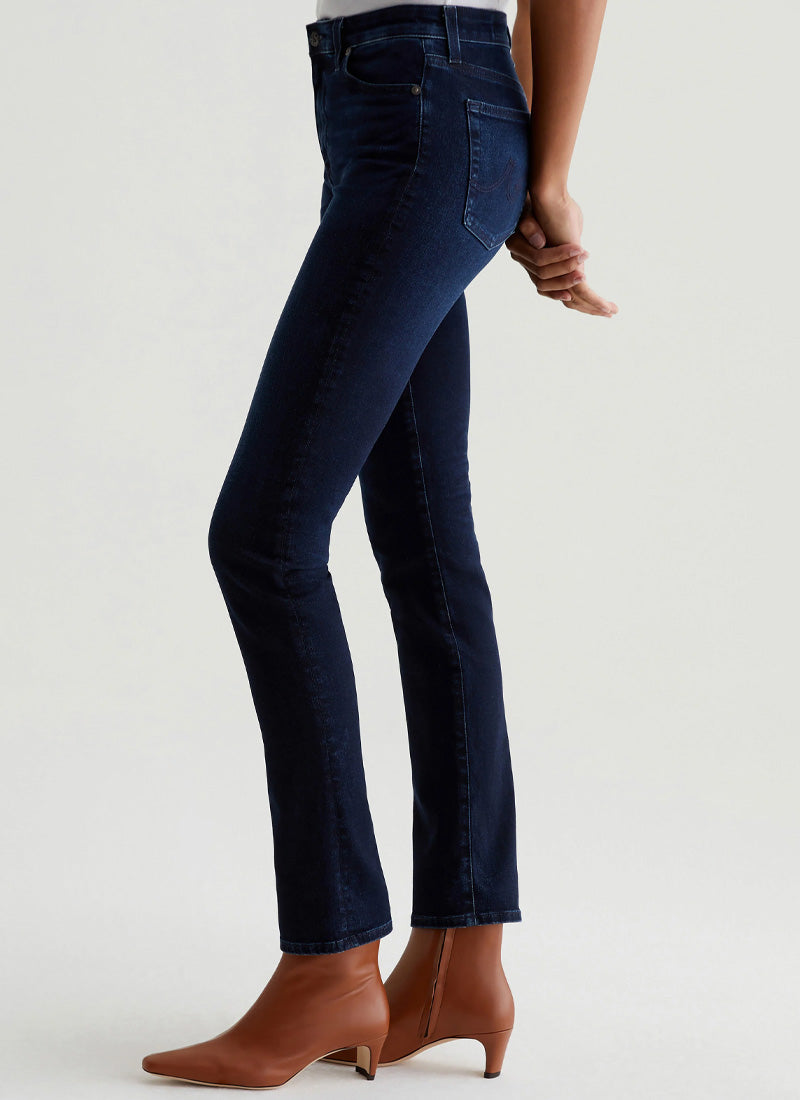 AG Jeans Mari Extended Mid-Rise Slim Straight Jeans