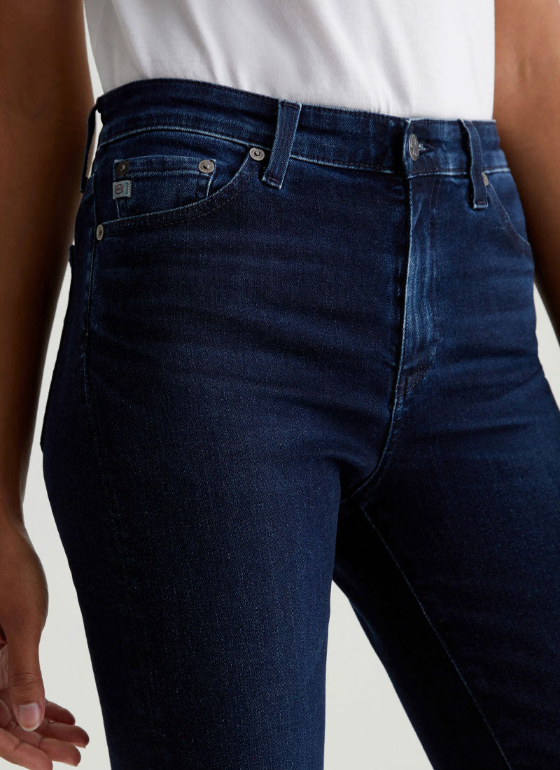 AG Jeans Mari Extended Mid-Rise Slim Straight Jeans