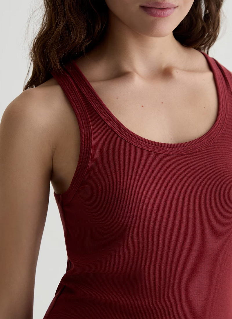  Ashley Ribbed Tank Top by AG Jeans at Andrews 