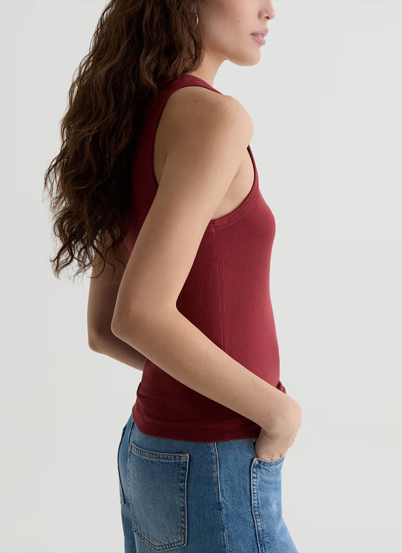 AG Jeans Ashley Ribbed Tank Top