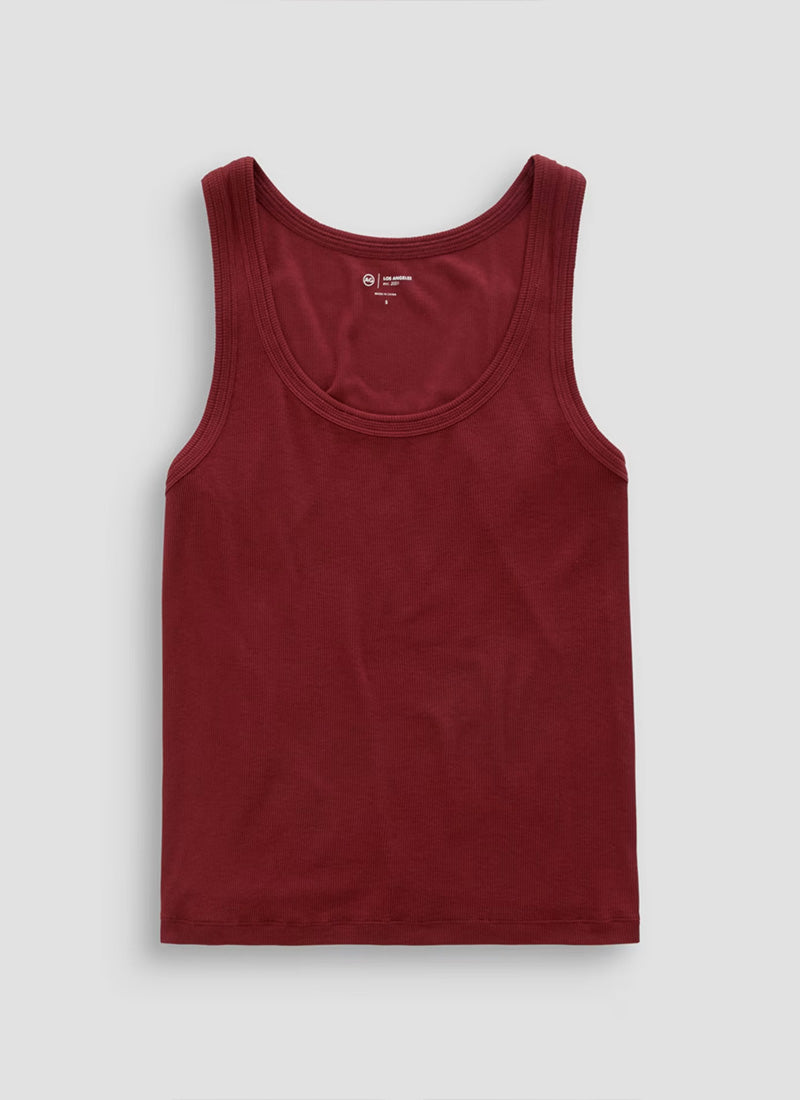 AG Jeans Ashley Ribbed Tank Top
