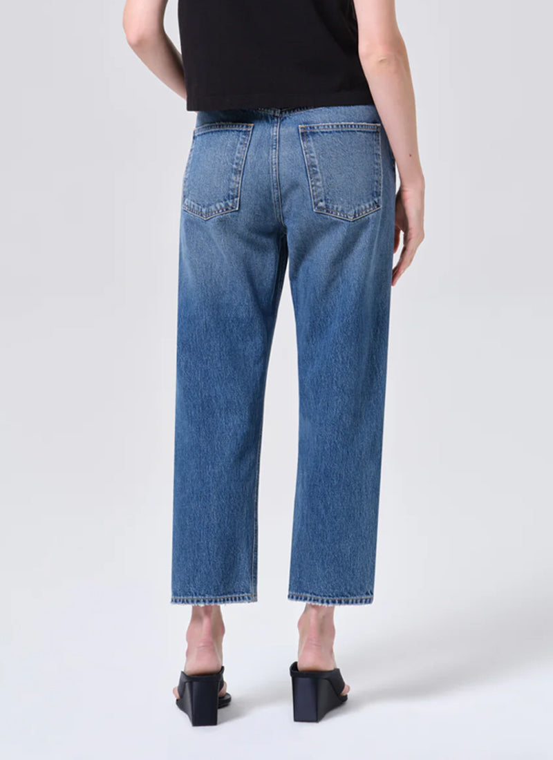 AGOLDE 90's Crop Mid Rise Straight Jeans