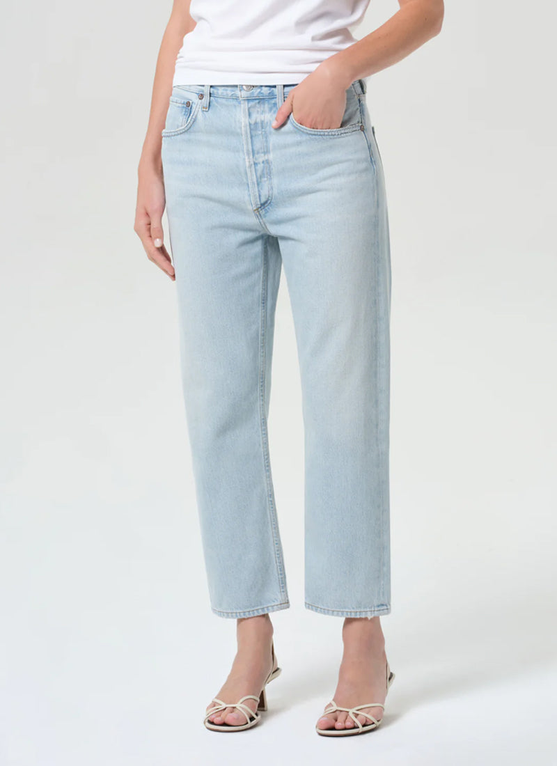  90’s Crop Straight Leg Jeans by AGOLDE at Andrews 