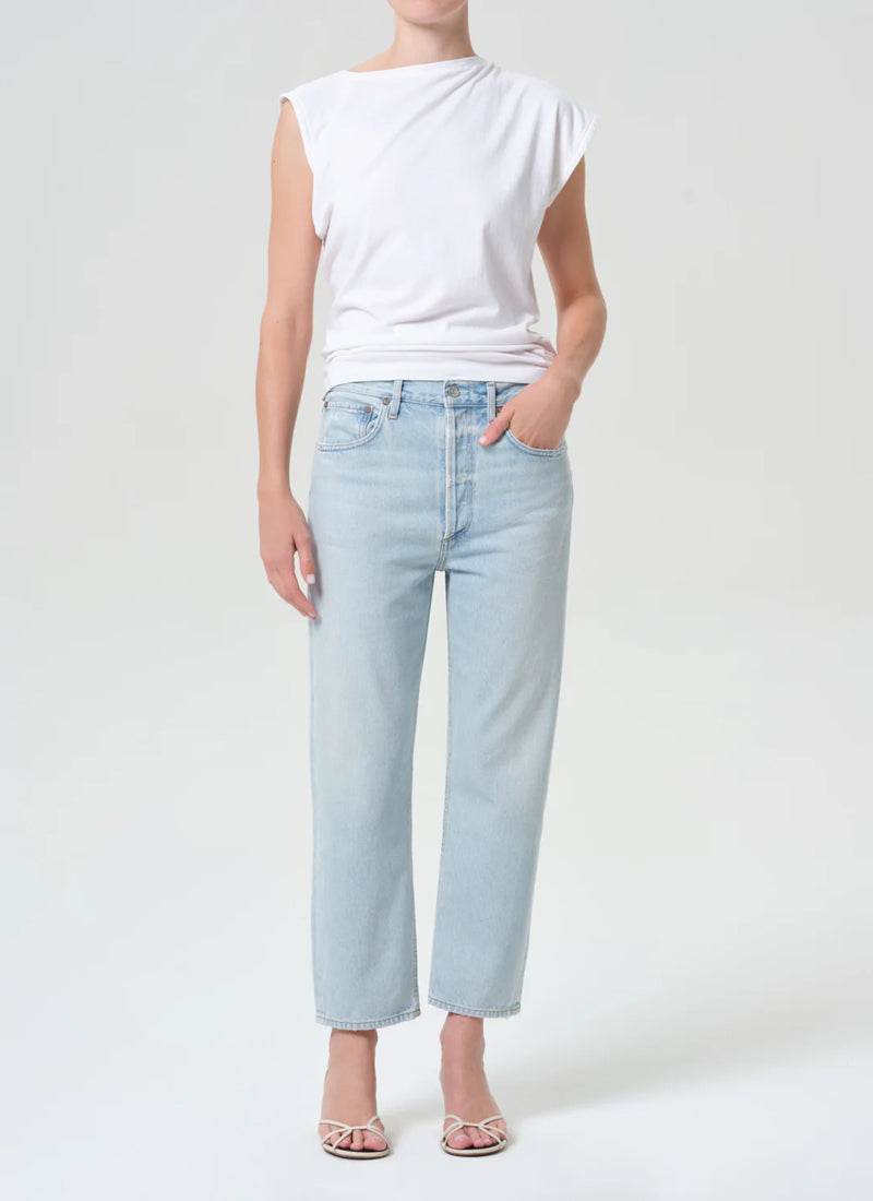  90’s Crop Straight Leg Jeans by AGOLDE at Andrews 
