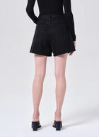 AGOLDE Rhoda Pleated A-Line Shorts