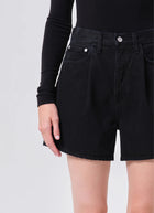 AGOLDE Rhoda Pleated A-Line Shorts