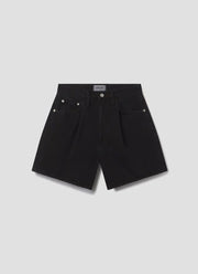 AGOLDE Rhoda Pleated A-Line Shorts