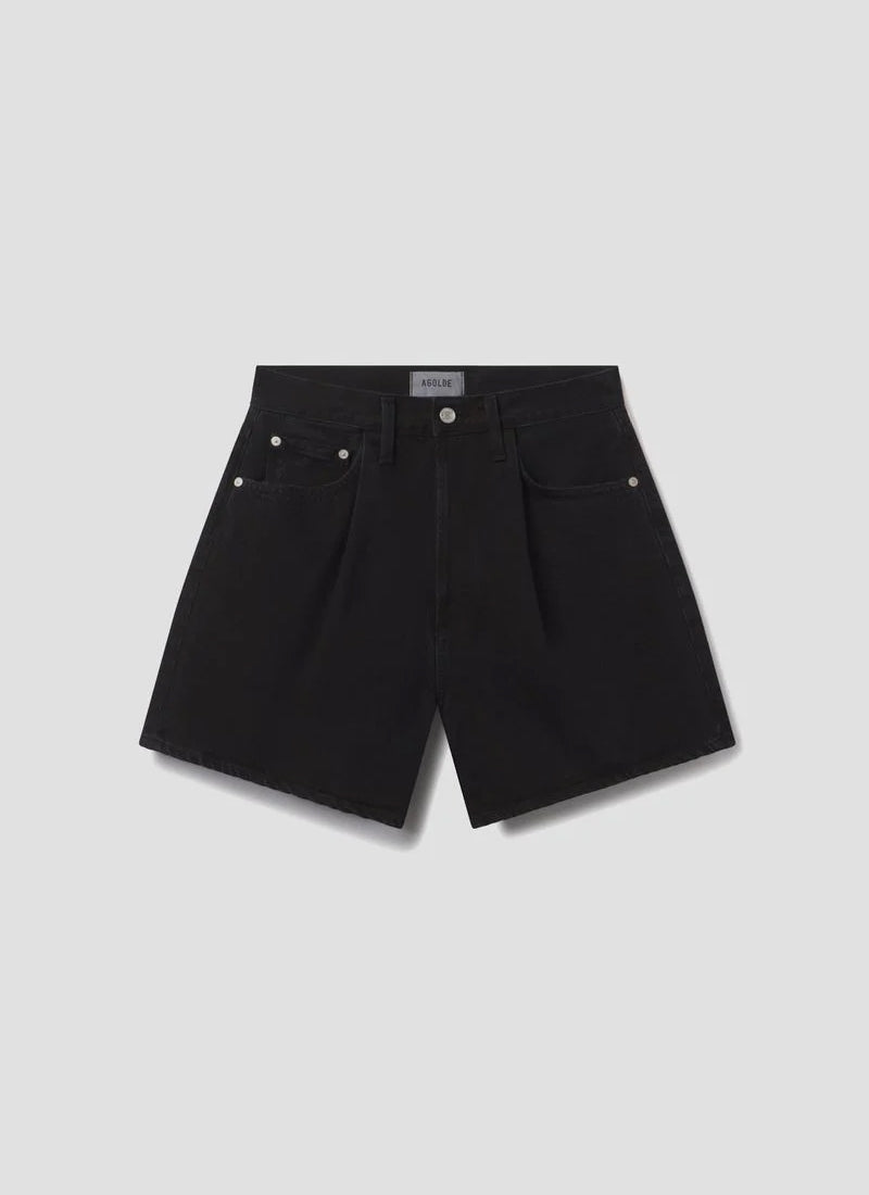 AGOLDE Rhoda Pleated A-Line Shorts