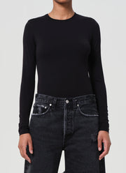 AGOLDE Aura Jersey Long Sleeve Bodysuit