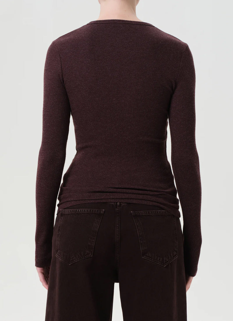  Delphi Slim Tee by AGOLDE at Andrews 