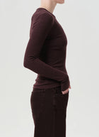  Delphi Slim Tee by AGOLDE at Andrews 