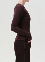  Delphi Slim Tee by AGOLDE at Andrews 