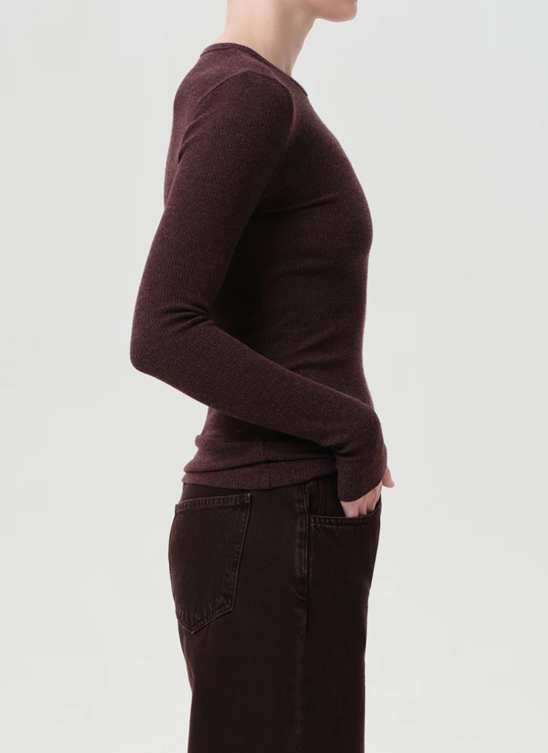  Delphi Slim Tee by AGOLDE at Andrews 