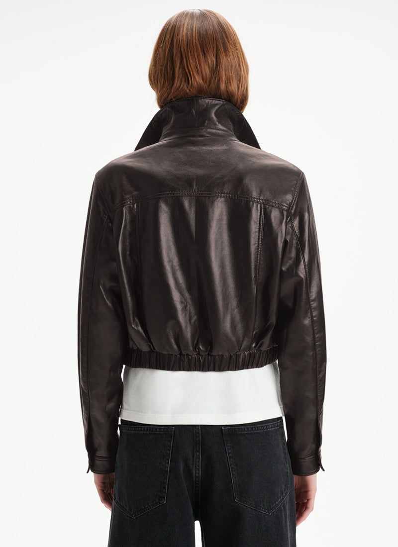 Essie Recycled Cropped Jacket by AGOLDE at Andrews
