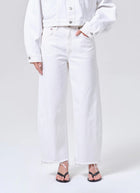 AGOLDE Low Curve Fray Wide Leg Jeans
