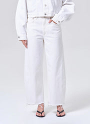 AGOLDE Low Curve Fray Wide Leg Jeans