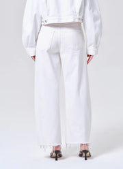 AGOLDE Low Curve Fray Wide Leg Jeans
