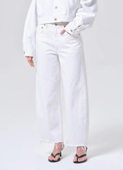 AGOLDE Low Curve Fray Wide Leg Jeans
