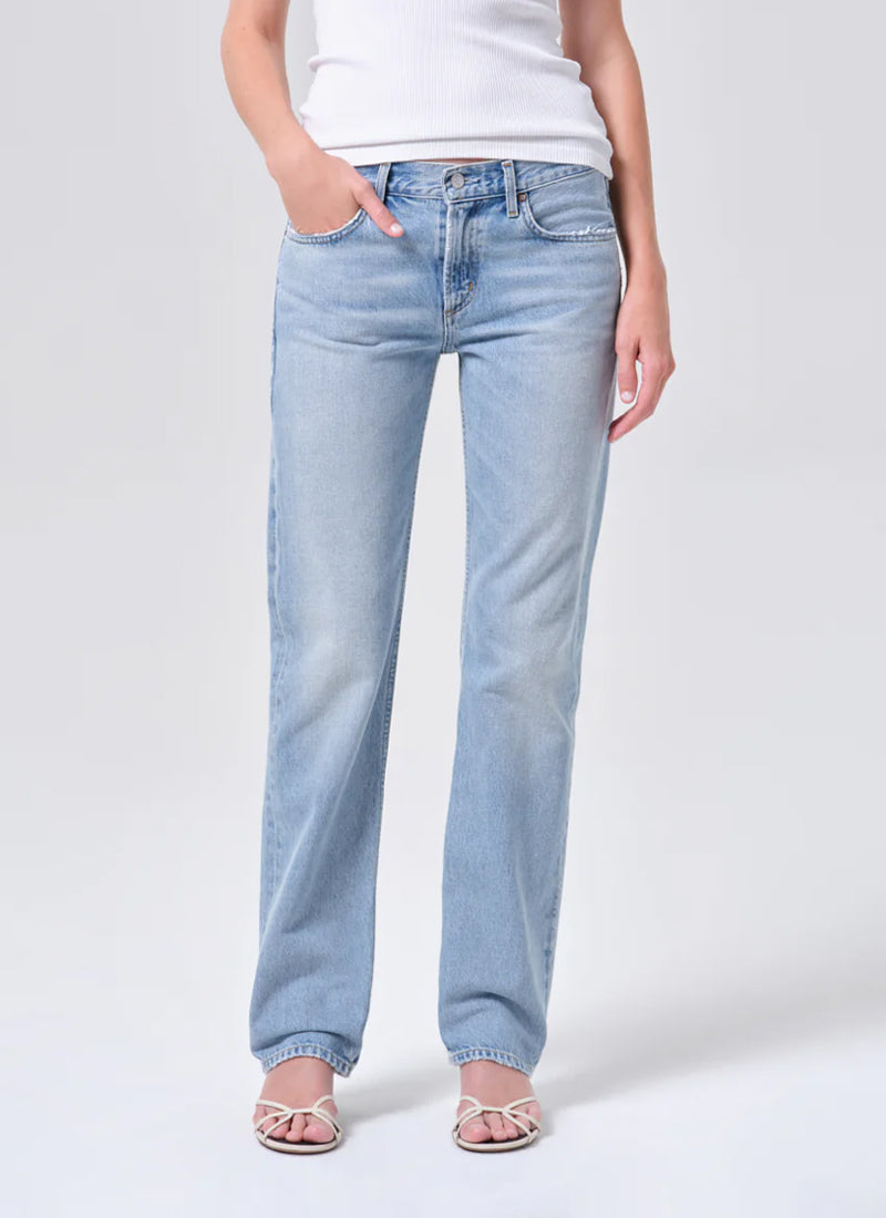 AGOLDE Low Rise Slim Jeans