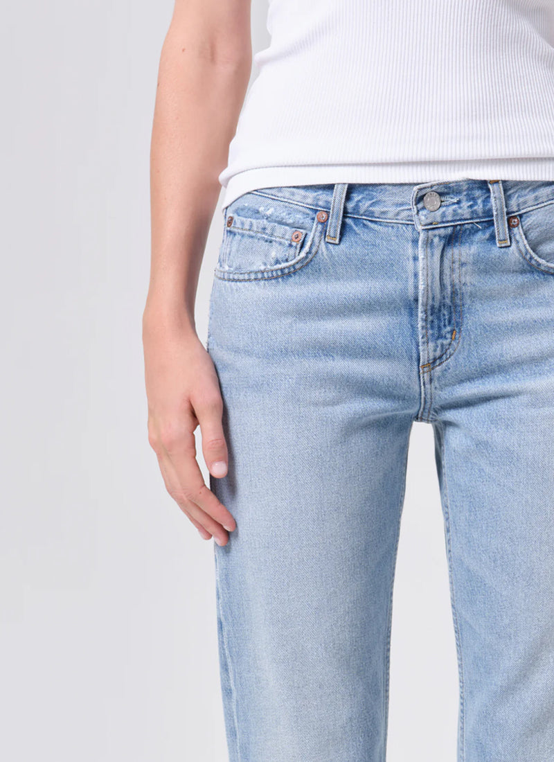 AGOLDE Low Rise Slim Jeans