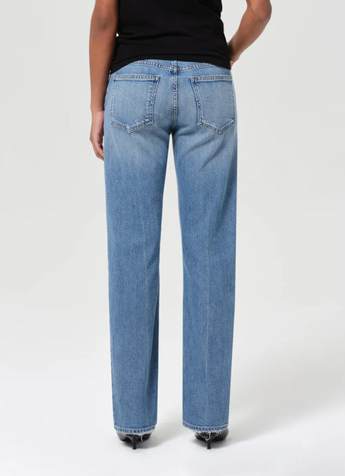 AGOLDE Low Rise Slim Straight Leg Jeans