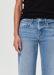 AGOLDE Low Rise Slim Straight Leg Jeans