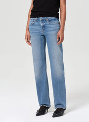 AGOLDE Low Rise Slim Straight Leg Jeans