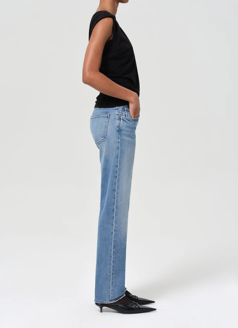 AGOLDE Low Rise Slim Straight Leg Jeans