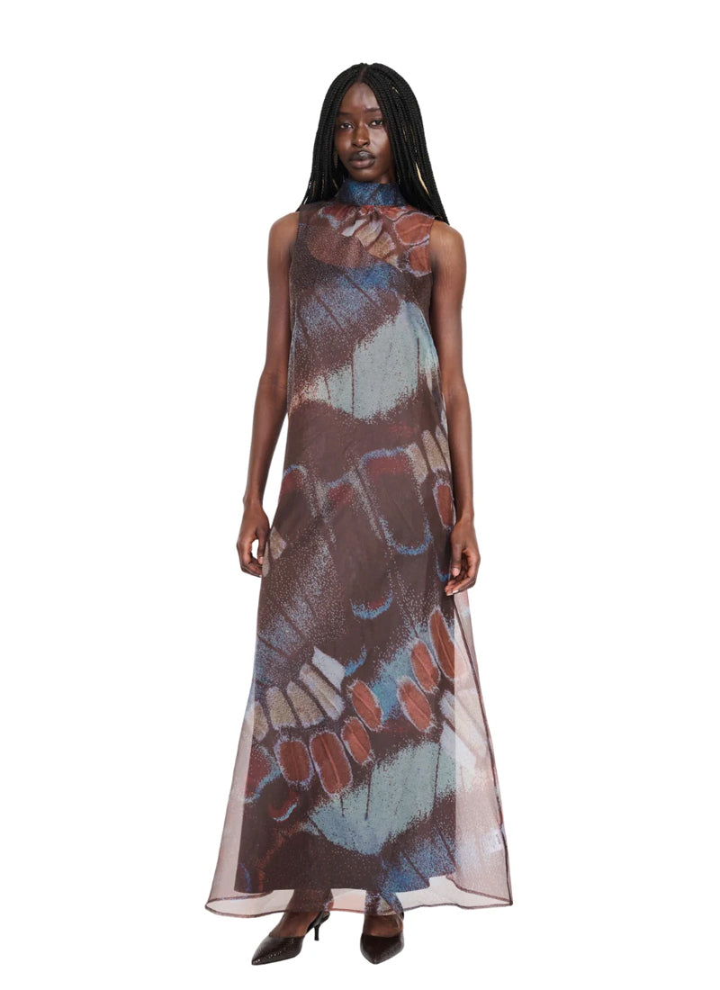 Albee Dress Butterfly Sky