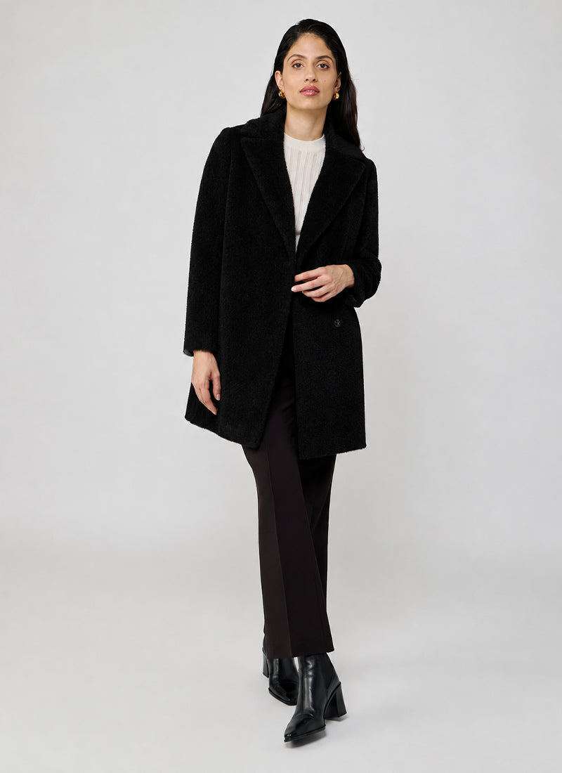 Alpaca Single Breasted Coat