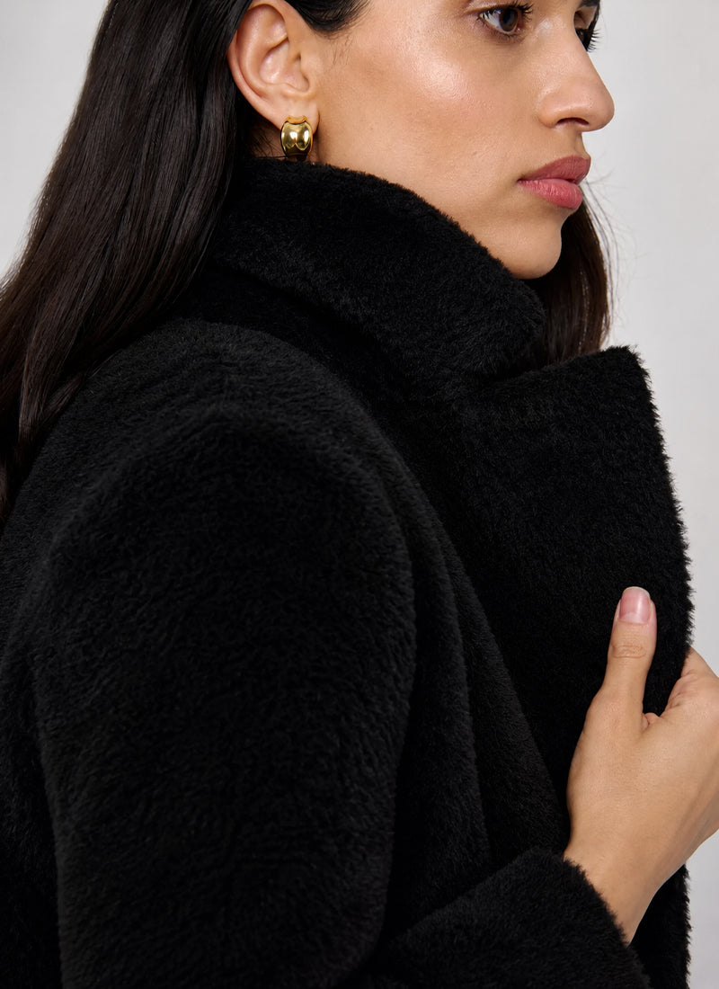 Alpaca Single Breasted Coat