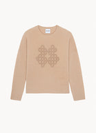 Amelie Symbol Cashmere Crewneck Sweater