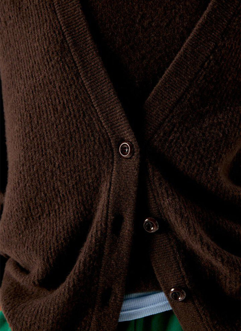 Damsville Ribbed Cardigan