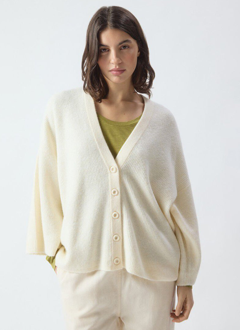 Damsville Ribbed Cardigan
