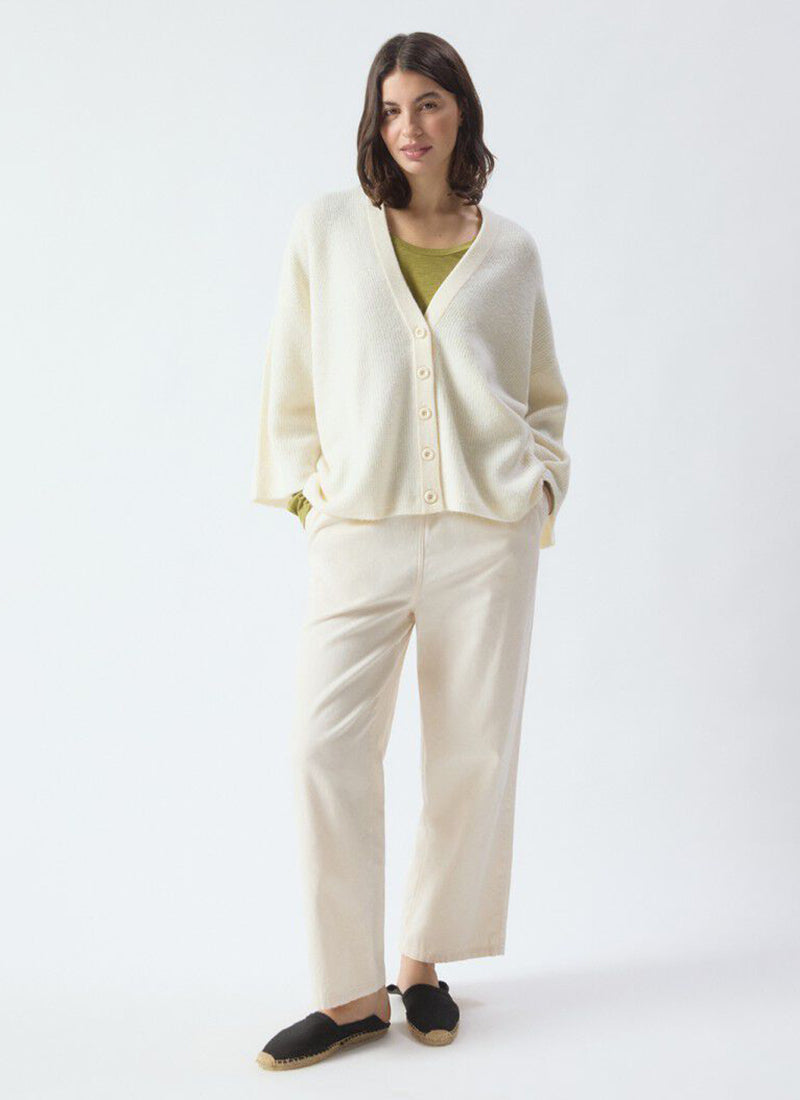 Damsville Ribbed Cardigan