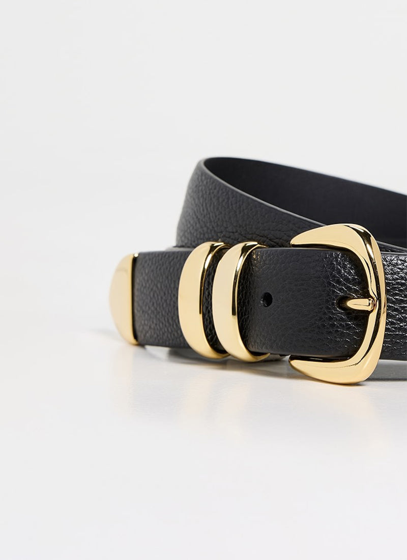 Cassie Grained Leather Belt by Anderson's | Andrews