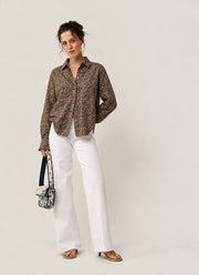 Andra Camicia Long Sleeve Silk Shirt