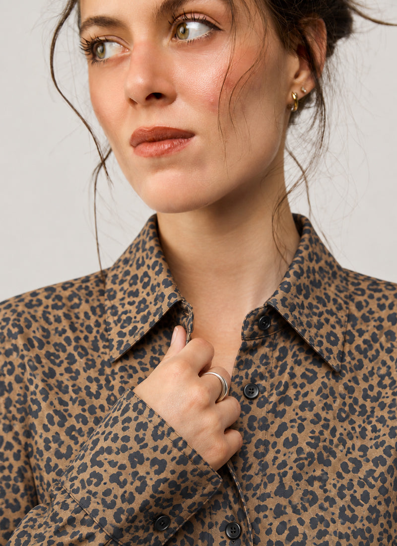 Andra Camicia Long Sleeve Silk Shirt