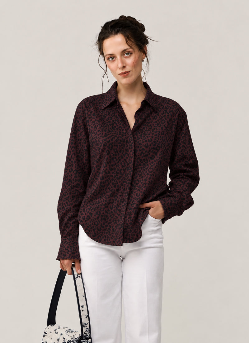 Andra Camicia Long Sleeve Silk Shirt